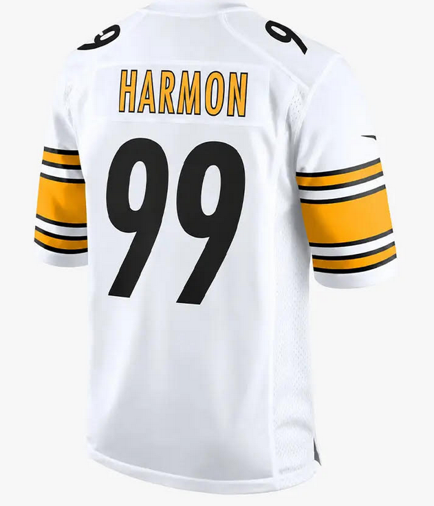 2026 Men Pittsburgh Steelers #99 Harmon white Limited Nike NFL Jersey 101101